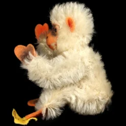 Rare Tiny Brother Early Steiff 5xJointed WHITE Jocko Chimpanzee (not Monkey!) 2 IDs -Steiff Tiny Brother Early Steiff 5x7878Jointed WHITE pic 5o 720 e439e87c 0
