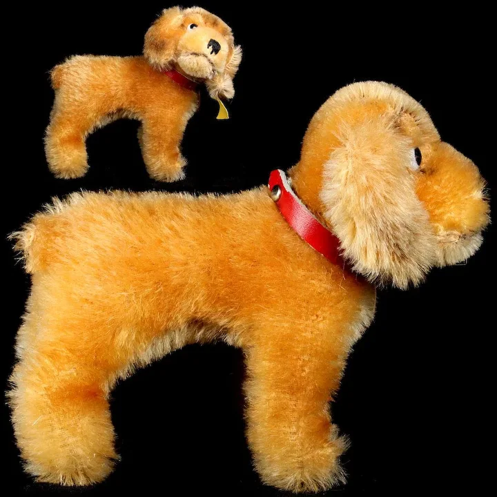 Tiny Sister Steiff Gold Cockie Cocker Spaniel Puppy Dog All ID 5 Tiny Sister Steiff Gold Cockie Cocker Spaniel Puppy Dog All ID - Image 5