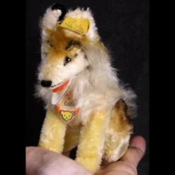 Tiny Sister Rare Steiff Seated Rough Collie All ID Made For U.S. Market Only In 1960 Only -Steiff Tiny Sister Steiff Seated Rough Collie pic 6o 720 853b3c0b 0