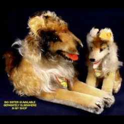 Tiny Sister Rare Steiff Seated Rough Collie All ID Made For U.S. Market Only In 1960 Only -Steiff Tiny Sister Steiff Seated Rough Collie pic 7o 720 0d95ddf2 0