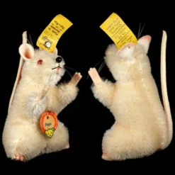 Rare Tiny White (very!) W Red Eyes Albino Steiff Begging Pieps Mouse All ID Near Mint -Steiff Tiny White veryx7821 w Red Eyes pic 6o 720 272c0d78 0