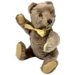 Vintage 1950's Steiff Original Teddy Bear - Caramel Mohair - 11" Tall - Very Nice