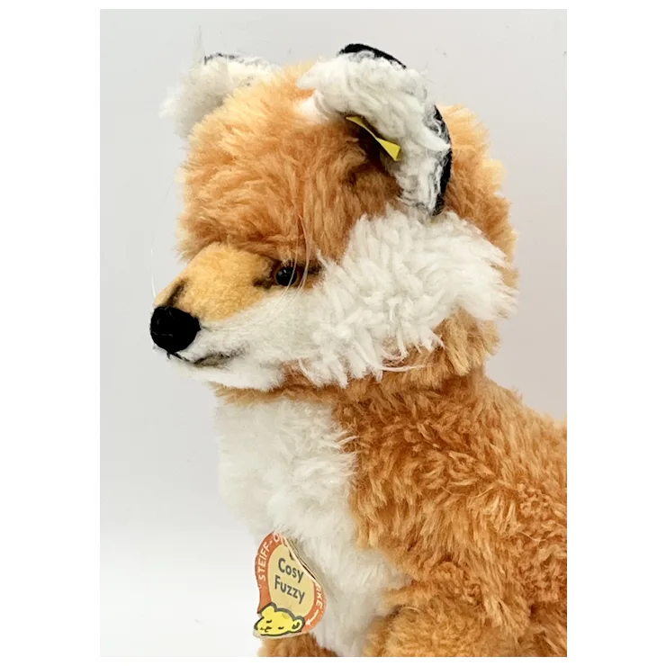 Vintage 1960's Steiff Cosy Fuzzy Fox With All ID - 22 Cm / 7" Tall Sitting - Lovely And Sly Red Fox! 5 Vintage 1960's Steiff Cosy Fuzzy Fox With All ID - 22 Cm / 7" Tall Sitting - Lovely And Sly Red Fox! - Image 5