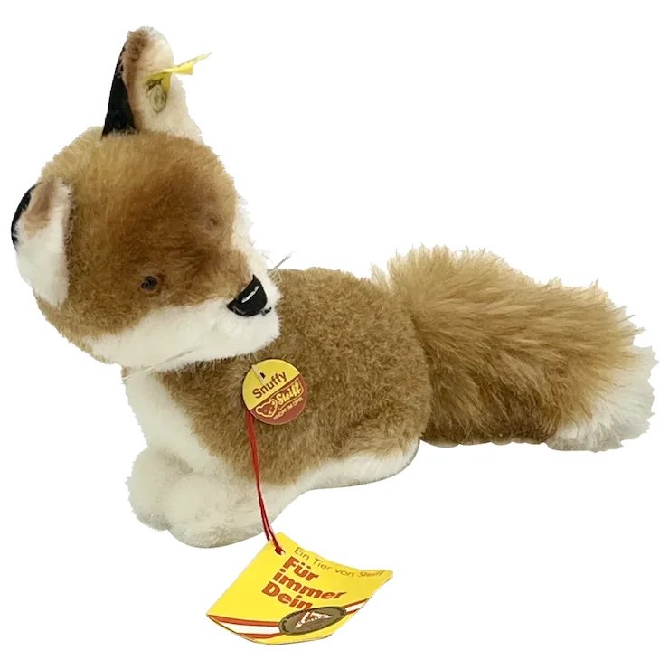 Vintage 1978 Steiff Snuffy Fox With All ID - Fantastic Color, Sweet Red Fox - EAN 3515/14 1 Vintage 1978 Steiff Snuffy Fox With All ID - Fantastic Color, Sweet Red Fox - EAN 3515/14