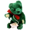 Vintage Grisly GREEN Teddy Bear With All ID - 15 Cm / 6" - Miniature Mohair 5-way Jointed Teddy - 400/15
