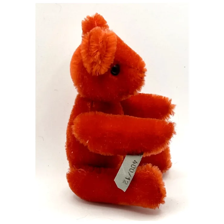 Vintage Grisly Miniature RED Teddy Bear With ID - 12 Cm - 5-way Jointed 10 Vintage Grisly Miniature RED Teddy Bear With ID - 12 Cm - 5-way Jointed - Image 10