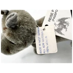 Vintage Grisly Miniature Rhino All ID - 5" Long - Mohair - 217/10 - Rhinoceros -Steiff Vintage Grisly Miniature Rhino all ID pic 11o 7203a10.10 778cb70f f