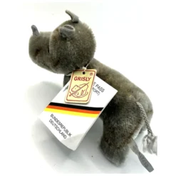 Vintage Grisly Miniature Rhino All ID - 5" Long - Mohair - 217/10 - Rhinoceros -Steiff Vintage Grisly Miniature Rhino all ID pic 9o 7203a10.10 25936212 f