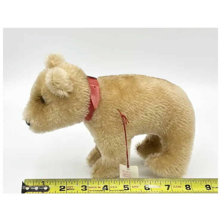 Vintage Grisly Spielwaren Brown Bear Cub On All Fours With ID - Mohair - EAN 480/15 - 8" X 6" 8 Vintage Grisly Spielwaren Brown Bear Cub On All Fours With ID - Mohair - EAN 480/15 - 8" X 6" - Image 8