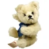 Vintage Grisly White Miniature Teddy Bear With All ID - 15 Cm / 6" - Mohair 5-way Jointed - 400/15