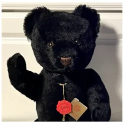 Vintage Hermann Teddy Original Bear All ID - 22" Tall - Black Mohair - 5-way Jointed - Very Pretty -Steiff Vintage Hermann Teddy Original Bear all pic 3o 7203a10.10 9a091f3f f