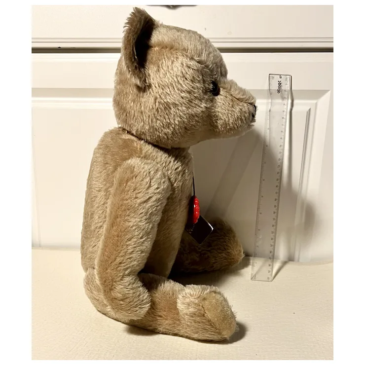 Vintage Hermann Teddy Original Bear With All ID - 22 In- Mohair - 5-way Jointed 7 Vintage Hermann Teddy Original Bear With All ID - 22 In- Mohair - 5-way Jointed - Image 7