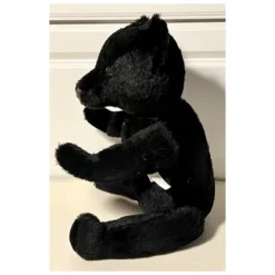 Vintage Hermann Teddy Original Bear All ID - 22" Tall - Black Mohair - 5-way Jointed - Very Pretty -Steiff Vintage Hermann Teddy Original Bear all pic 6o 7203a10.10 90787537 f