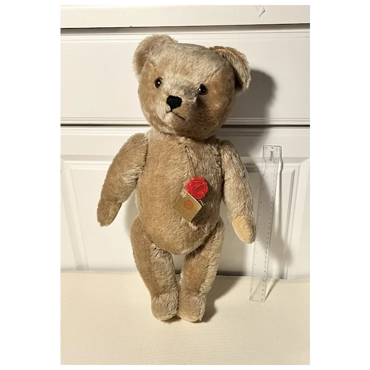 Vintage Hermann Teddy Original Bear With All ID - 22 In- Mohair - 5-way Jointed 12 Vintage Hermann Teddy Original Bear With All ID - 22 In- Mohair - 5-way Jointed - Image 12