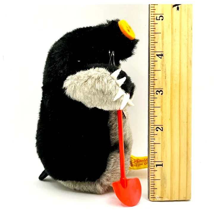 Vintage Steiff Maxi Mole All ID With Shovel - EAN 2180/12 - Plush - So Cute!! 13 Vintage Steiff Maxi Mole All ID With Shovel - EAN 2180/12 - Plush - So Cute!! - Image 13