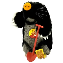 Vintage Steiff Maxi Mole All ID With Shovel - EAN 2180/12 - Plush - So Cute!!