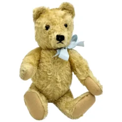 Vintage Steiff Original Teddy Bear - 12" Tall - 1950's Era - Gold Mohair