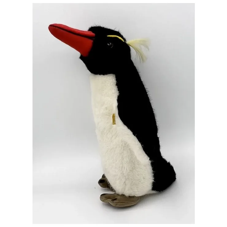Vintage Steiff Peggy Penguin With ID - ISB Button / Ear Tag - 27cm / 11" - EAN 2505/27 - Rockhopper Ear Tuffs 2 Vintage Steiff Peggy Penguin With ID - ISB Button / Ear Tag - 27cm / 11" - EAN 2505/27 - Rockhopper Ear Tuffs - Image 2