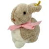 Vintage Steiff Snuffy Hase Rabbit With ID - Silver ISB Button - EAN 3910/12 - 4" Beige Bunny