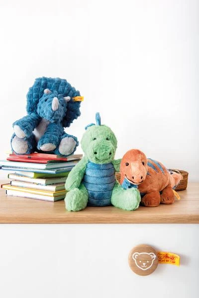 Steiff - Soft Cuddly Friends Dinosaur Dixi Triceratops 087806 3 Steiff - Soft Cuddly Friends Dinosaur Dixi Triceratops 087806 - Image 3