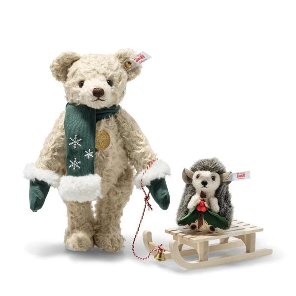 Steiff - Teddy With Hedgehog Limited Edition 007286 2 Steiff - Teddy With Hedgehog Limited Edition 007286 - Image 2