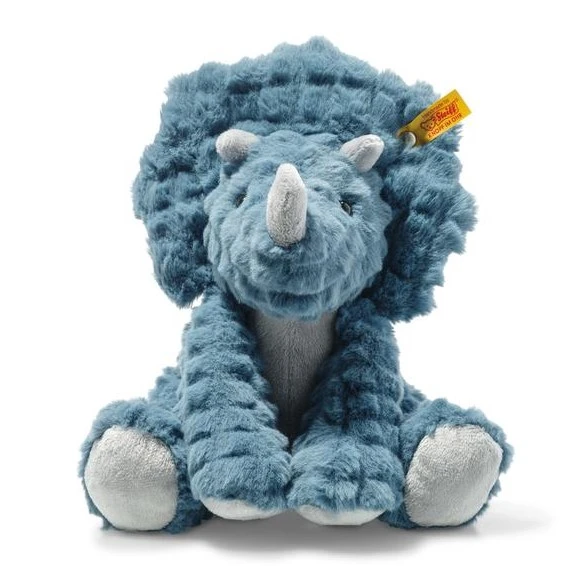 Steiff - Soft Cuddly Friends Dinosaur Dixi Triceratops 087806 4 Steiff - Soft Cuddly Friends Dinosaur Dixi Triceratops 087806 - Image 4