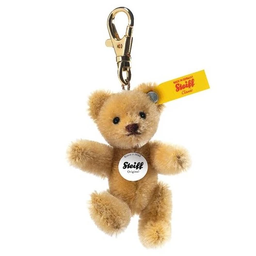 Steiff - Mini Teddy Bear Wheat Blonde Keyring 039089 1 Steiff - Mini Teddy Bear Wheat Blonde Keyring 039089