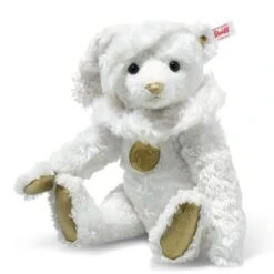 Steiff - White Christmas Bear Musical Limited Ed. 007293