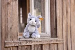 Steiff - Soft Cuddly Friends Cassie Cat Grey Medium 067051 -Steiff loadimages204 1642603799