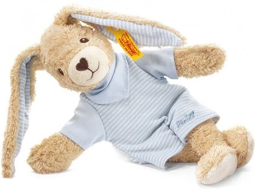 Steiff - Hoppel Rabbit Blue (Organic Cotton) 237508 1 Steiff - Hoppel Rabbit Blue (Organic Cotton) 237508